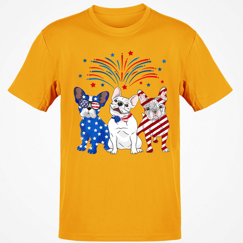 Classic Unisex T-Shirt - B943QRSL - Gold - 4