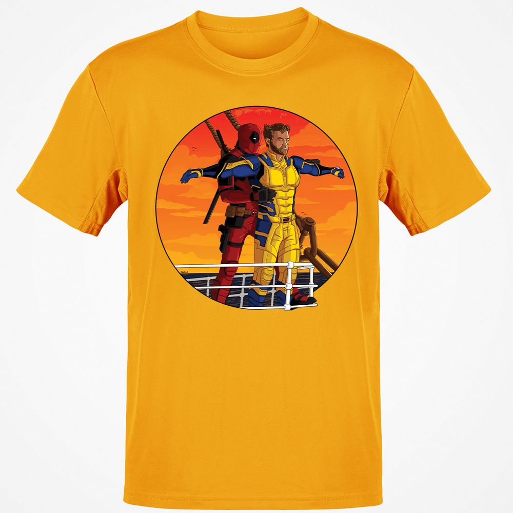 Classic Unisex T-Shirt - XADUA413 - Gold - 4