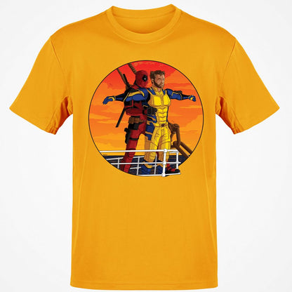 Classic Unisex T-Shirt - XADUA413 - Gold - 4