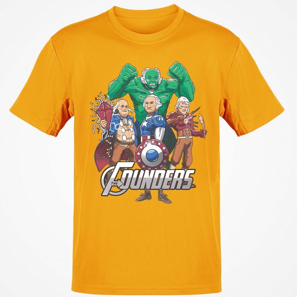 Classic Unisex T-Shirt - 7WLB53BA - Gold - 4