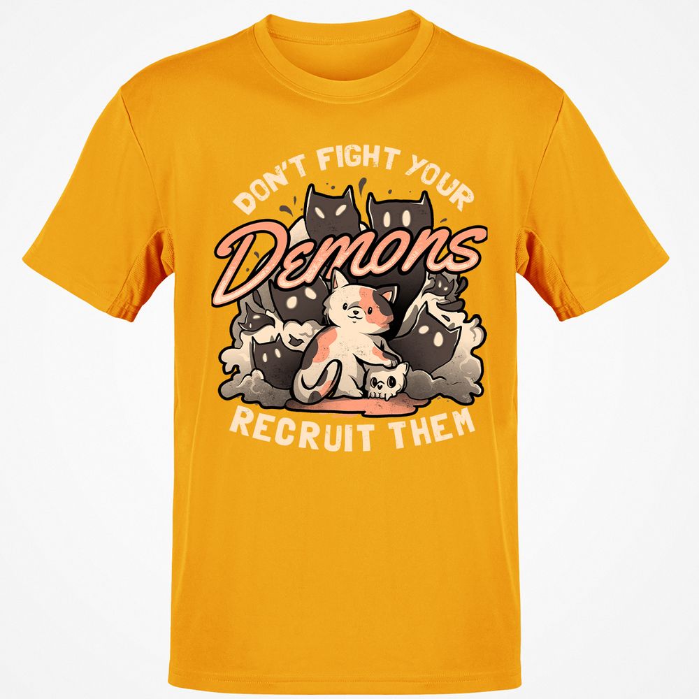 Classic Unisex T-Shirt - YKYVDVJQ - Gold - 4