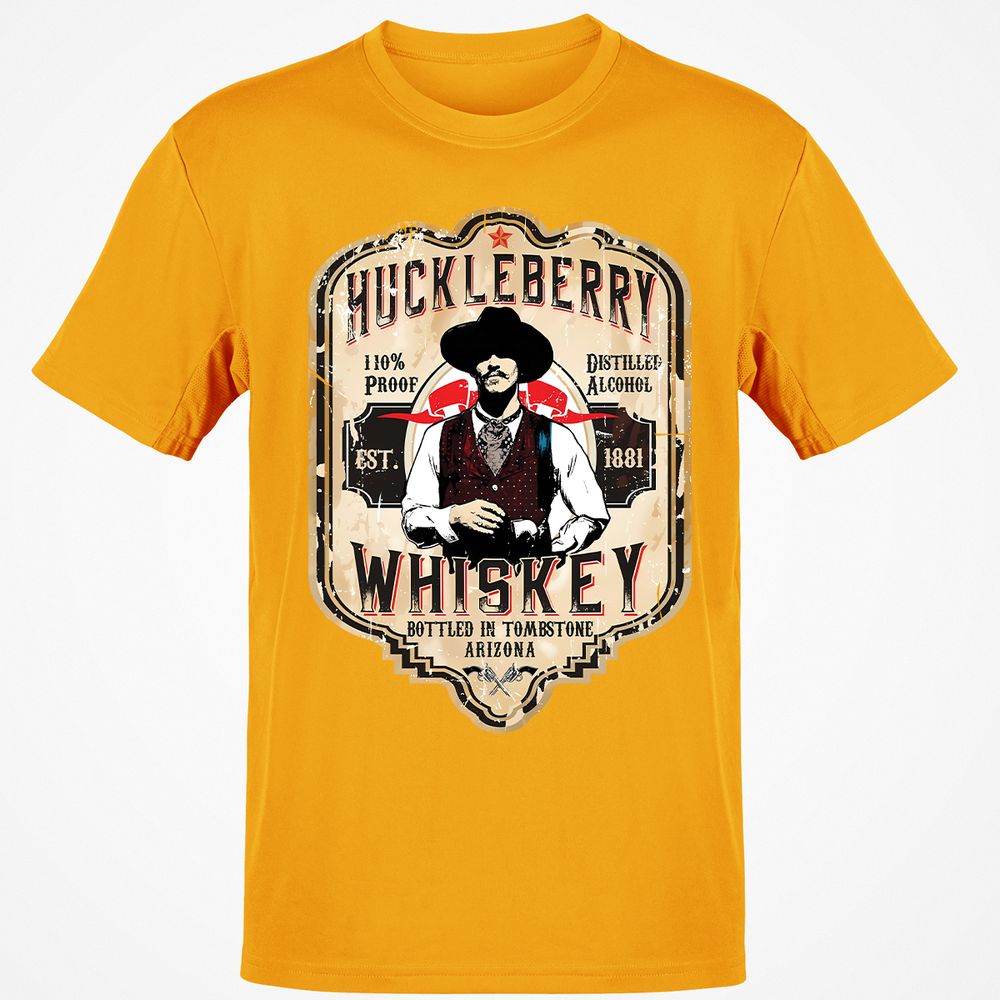 Huckleberry Whiskey Label - Gold - 4