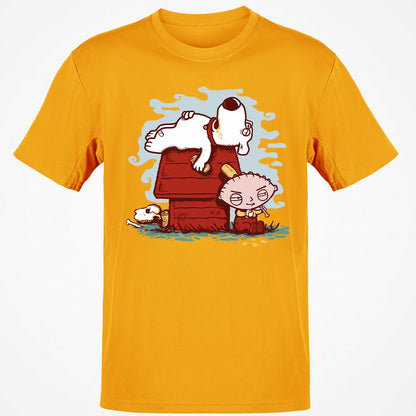 Classic Unisex T-Shirt - YR9XRKVS - Gold - 4