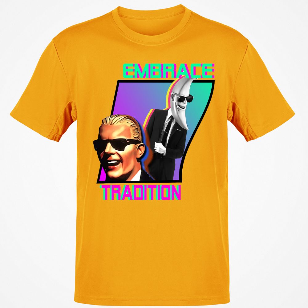 Classic Unisex T-Shirt - MTHSYRHG - Gold - 4