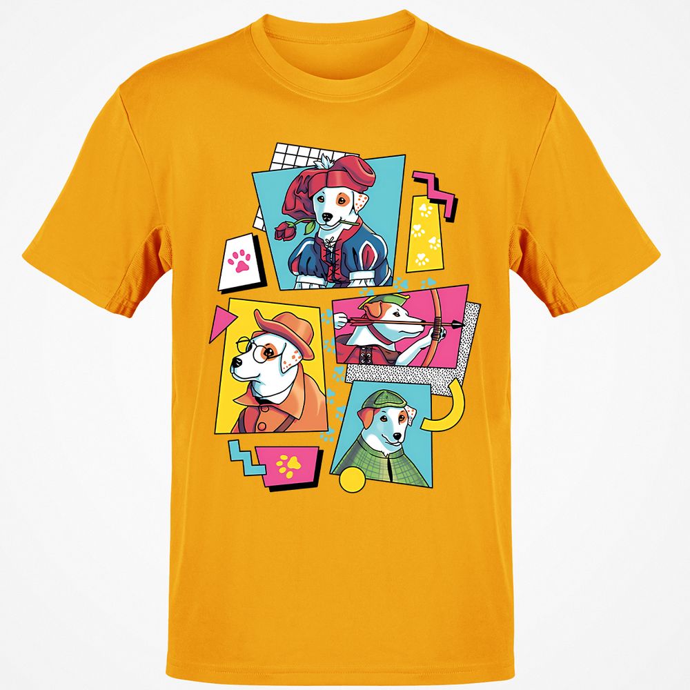 Classic Unisex T-Shirt - V7GBKZZE - Gold - 4