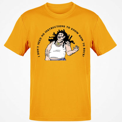 Classic Unisex T-Shirt - 7AB8S4Z3 - Gold - 4