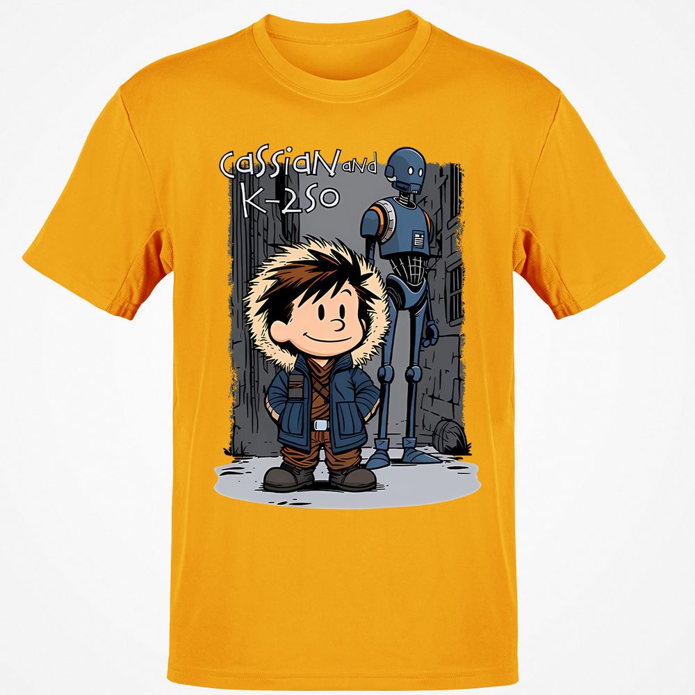 Classic Unisex T-Shirt - H5MPGAW1 - Gold - 4