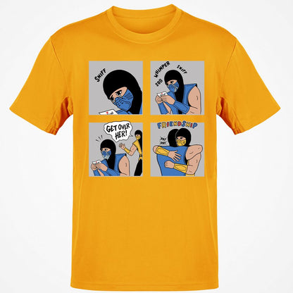 Classic Unisex T-Shirt - QX354A1R - Gold - 4