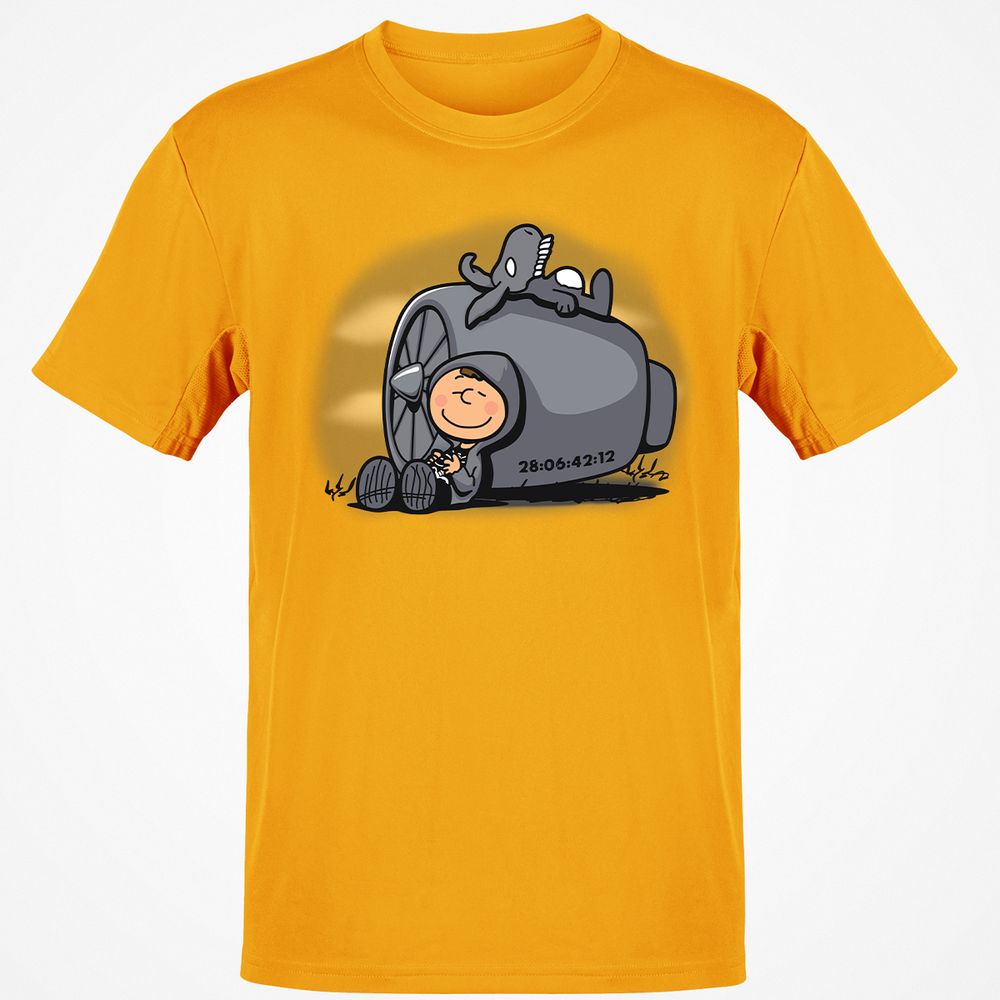Classic Unisex T-Shirt - RCUNPNVZ - Gold - 4