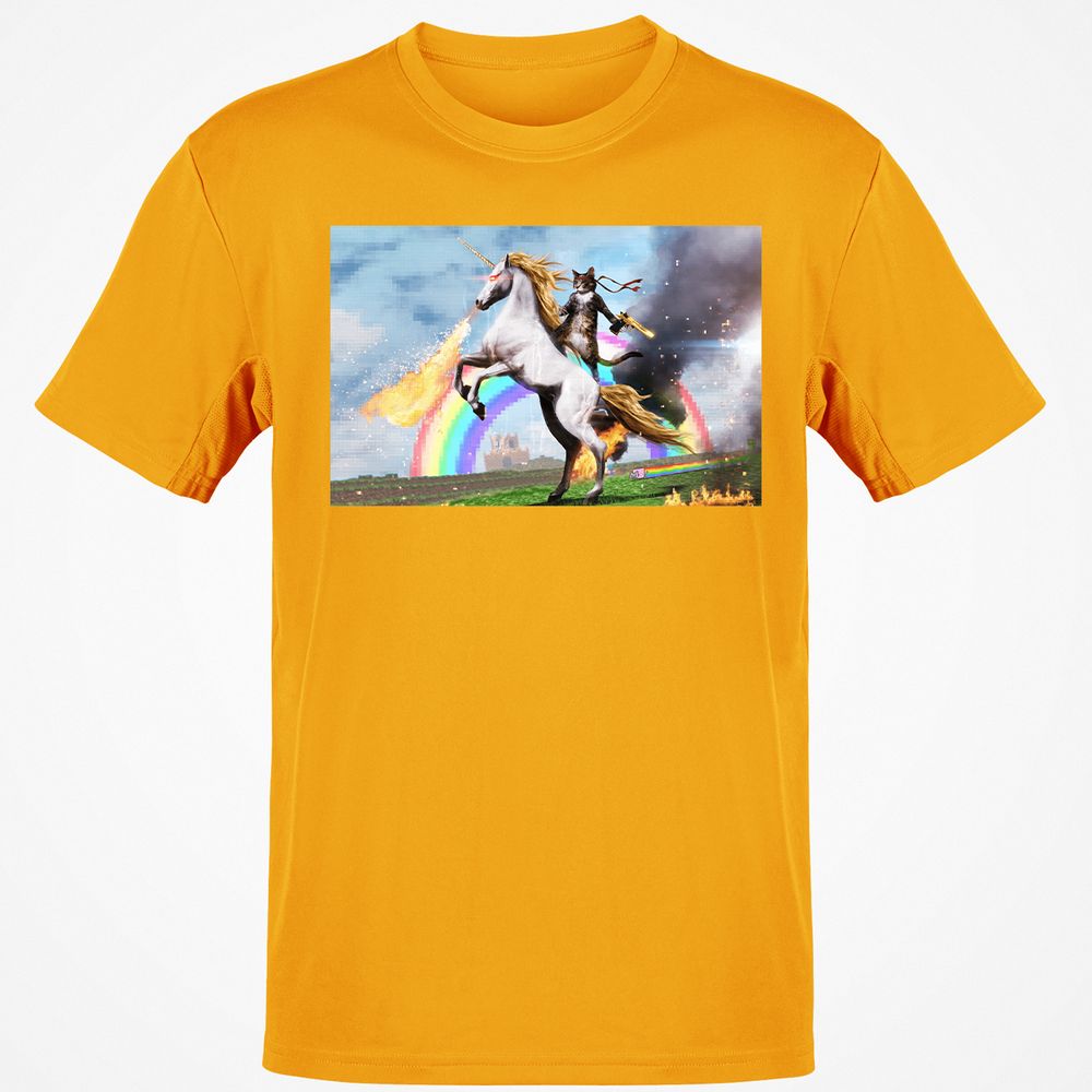 Classic Unisex T-Shirt - P8BZFVHX - Gold - 4