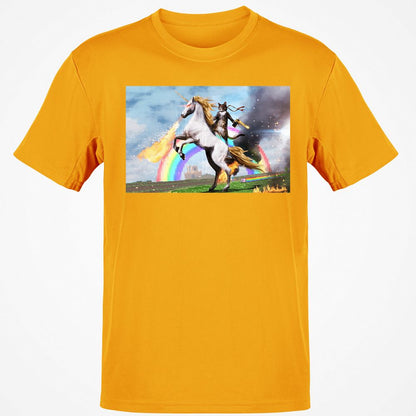 Classic Unisex T-Shirt - P8BZFVHX - Gold - 4