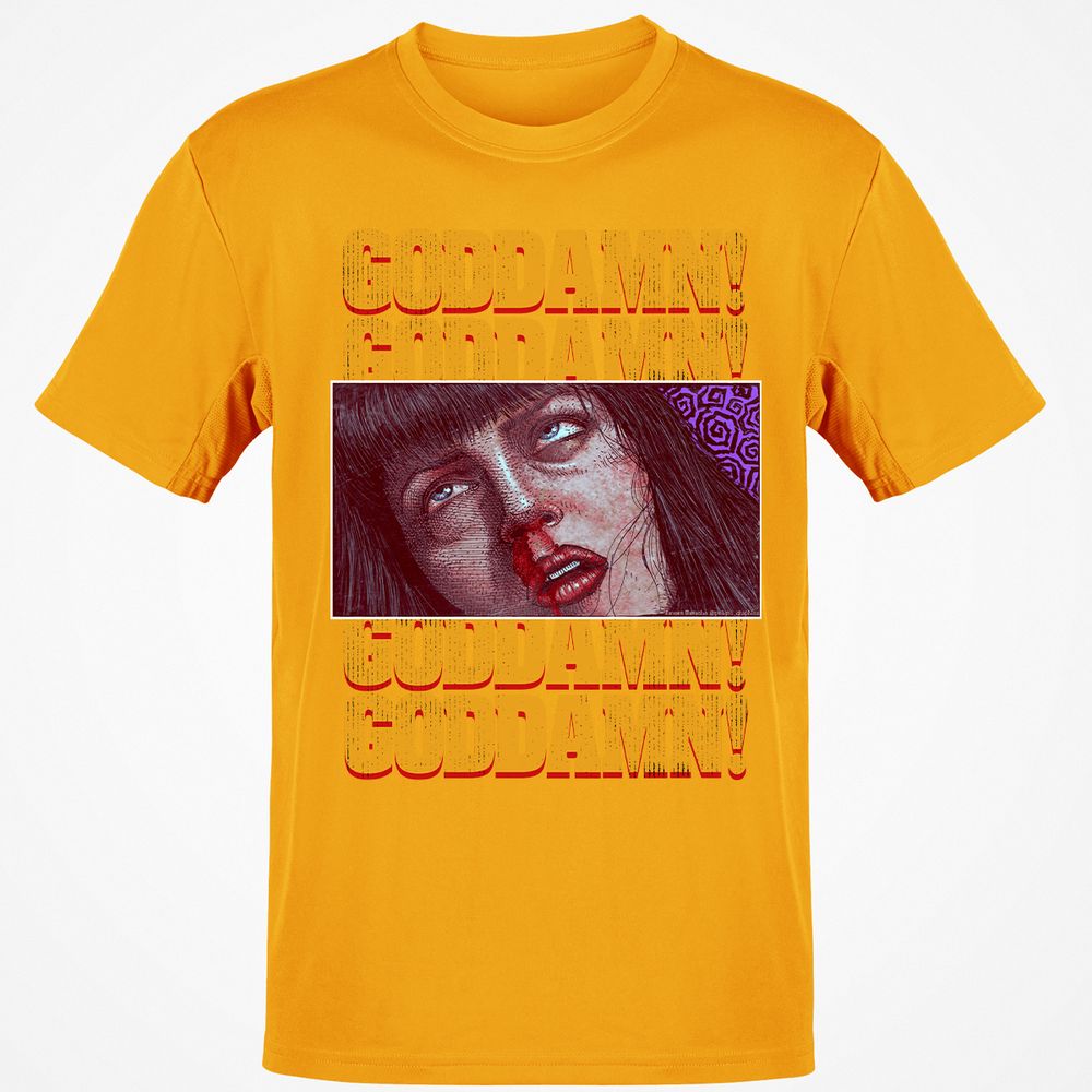 Classic Unisex T-Shirt - 88TE46VF - Gold - 4