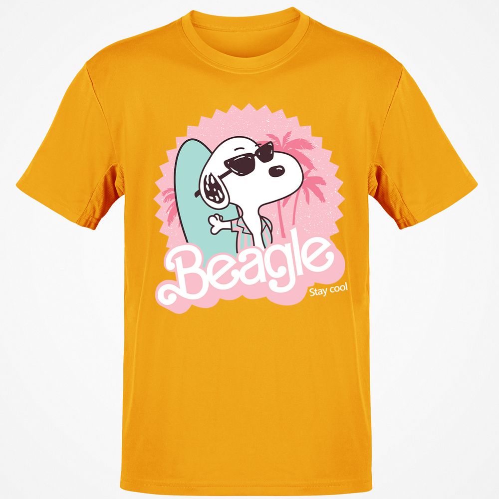 Classic Unisex T-Shirt - CE59X1HU - Gold - 4