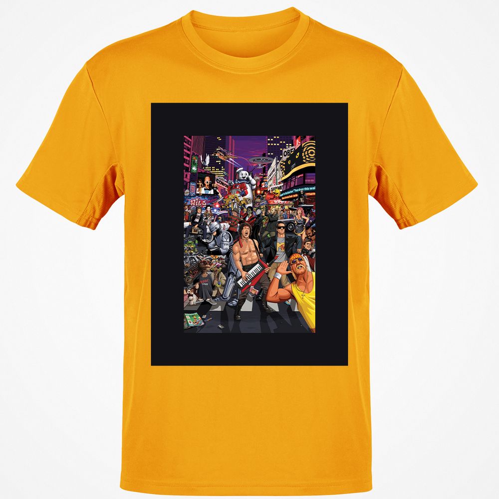 Classic Unisex T-Shirt - 1WUL8YSN - Gold - 4