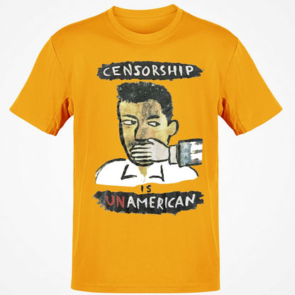 Censorship is Unamerican - Gold - 4