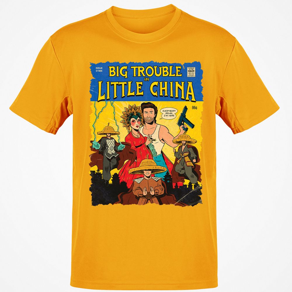 Classic Unisex T-Shirt - U4LUMBRJ - Gold - 4