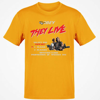 Classic Unisex T-Shirt - W2E4RKKD - Gold - 4