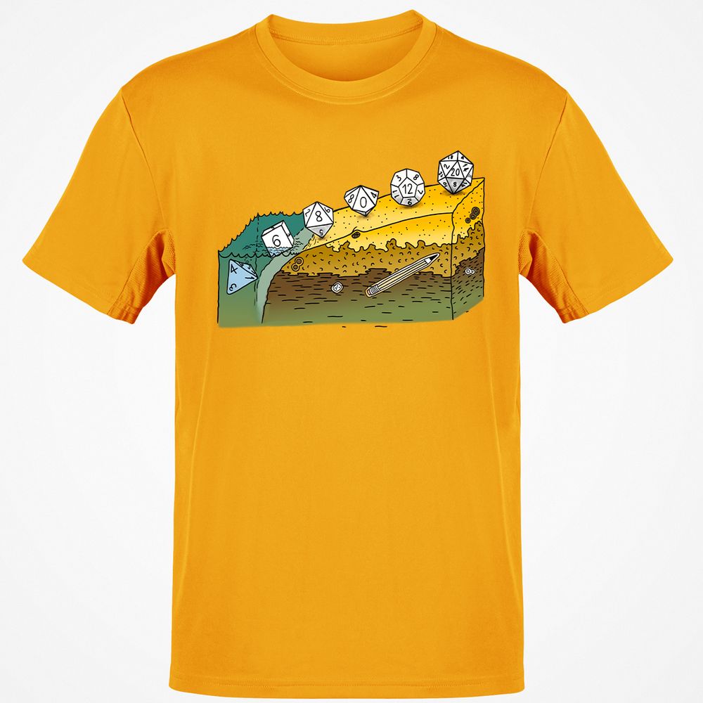 Classic Unisex T-Shirt - L3PDJN56 - Gold - 4