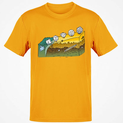 Classic Unisex T-Shirt - L3PDJN56 - Gold - 4