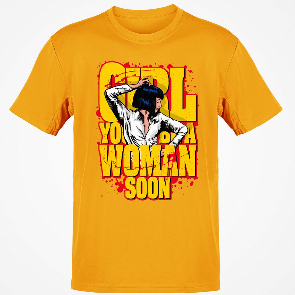 Classic Unisex T-Shirt - 8FUJSQJN - Gold - 4
