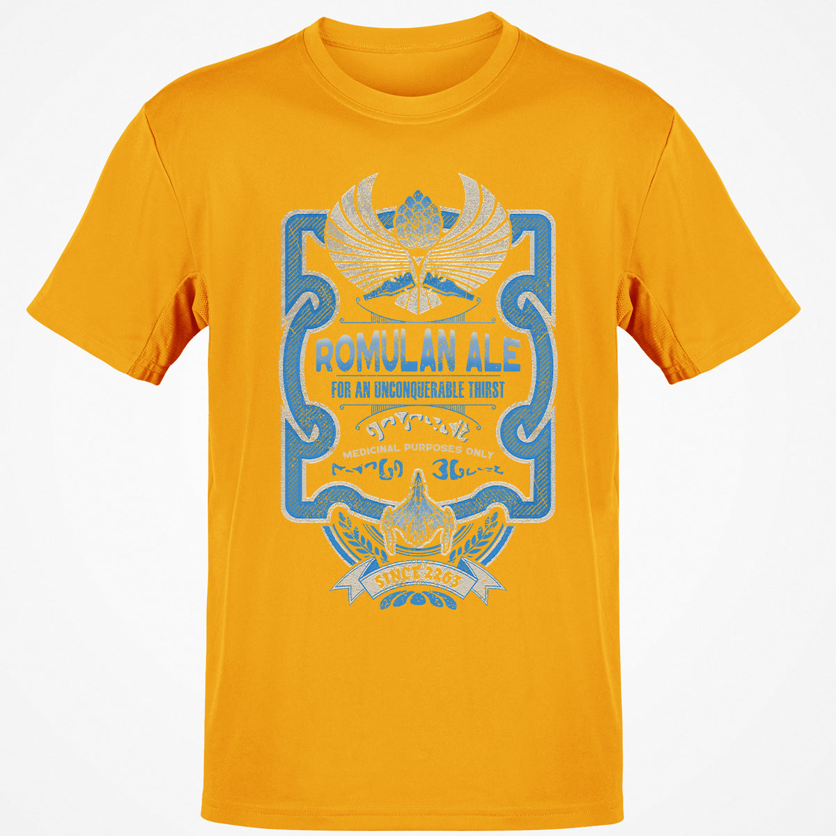 Classic Unisex T-Shirt - XKQBXHSA - Gold - 4