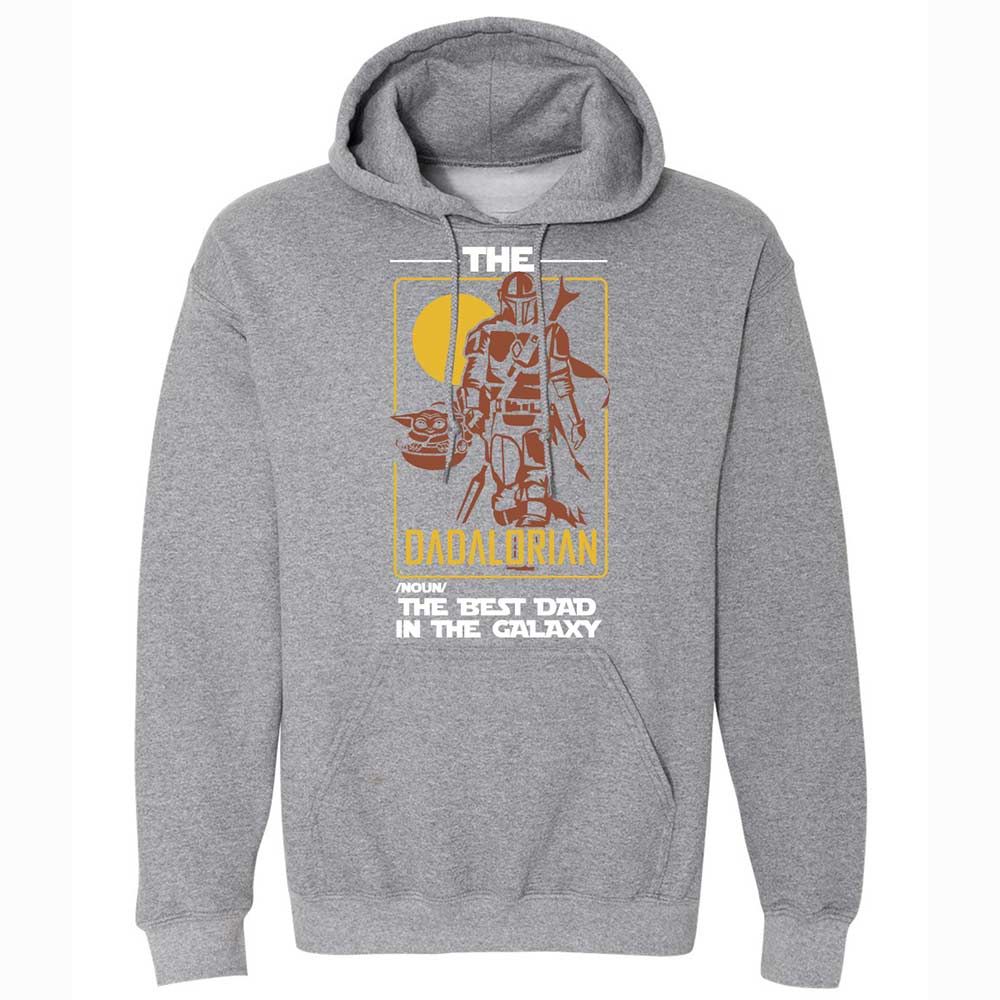 The Dadalorian The Best Dad In The Galaxy - Graphite Heather - 4