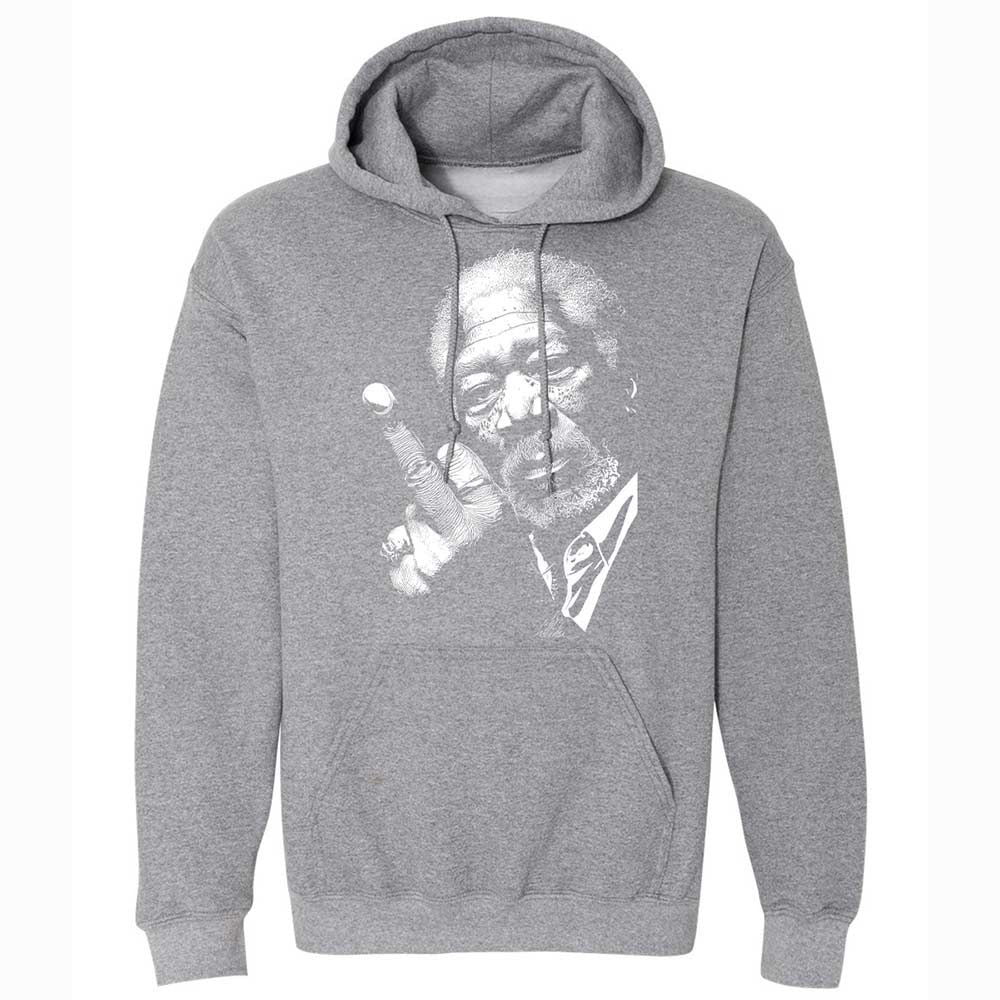 Morgan Freeman middle finger - Graphite Heather - 4