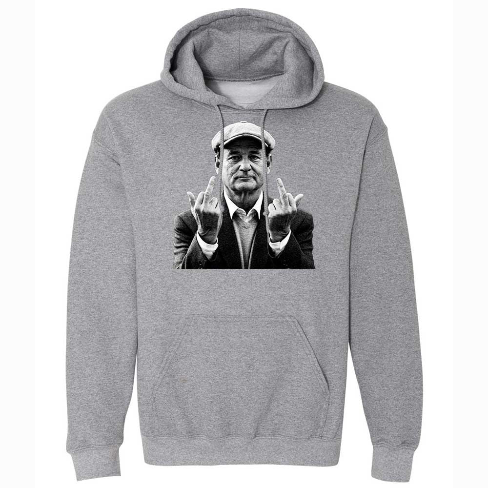 Bill Murray Middle Finger - Graphite Heather - 4