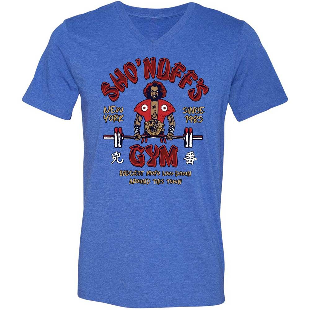Sho'nuff's Gym - Heather True Royal - 4