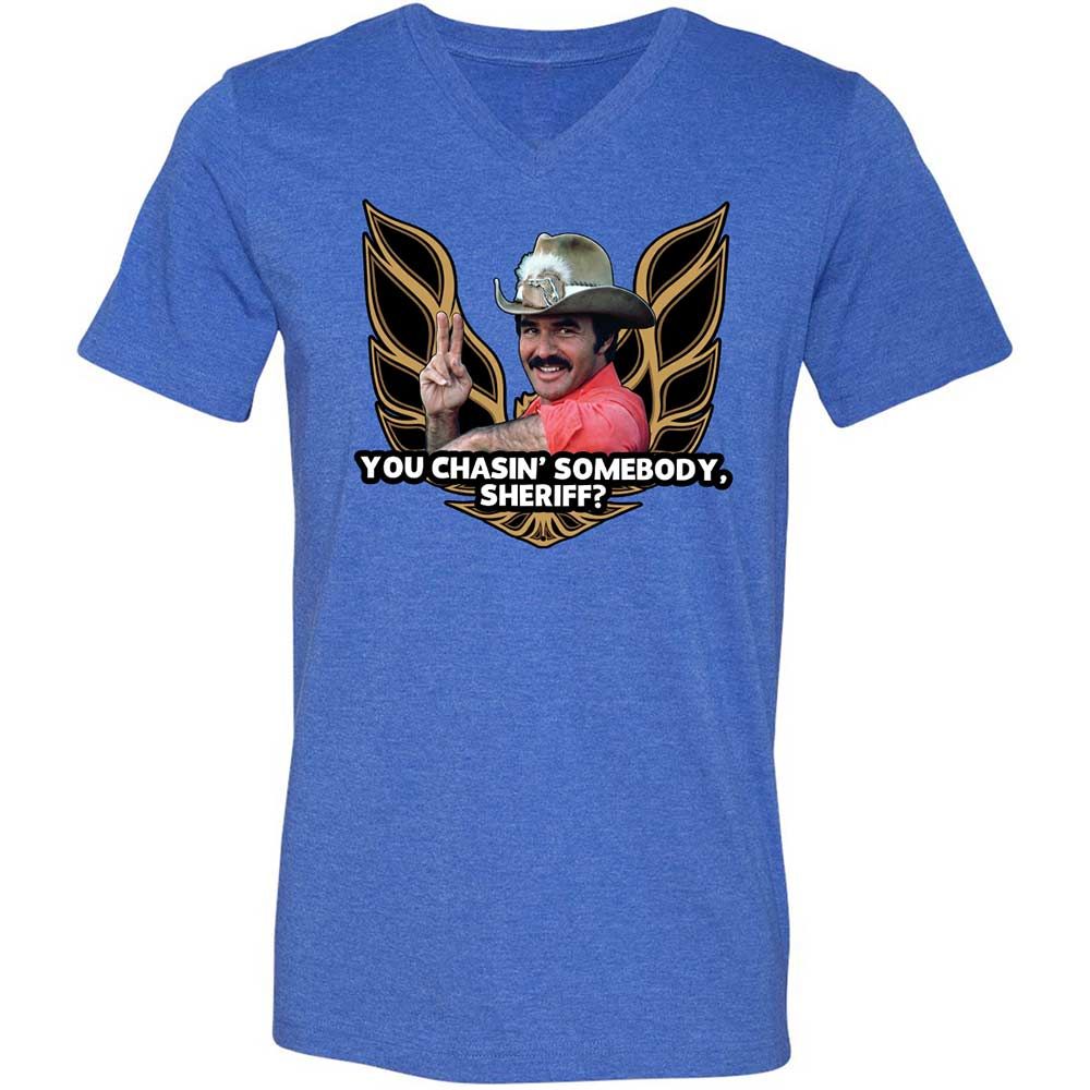 Unisex V-Neck T-Shirt - 2Z4369W6 - Heather True Royal - 4