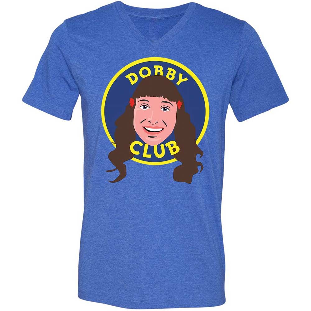 Unisex V-Neck T-Shirt - L171DS5Y - Heather True Royal - 4