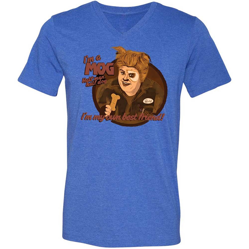 Unisex V-Neck T-Shirt - TJ6T812R - Heather True Royal - 4