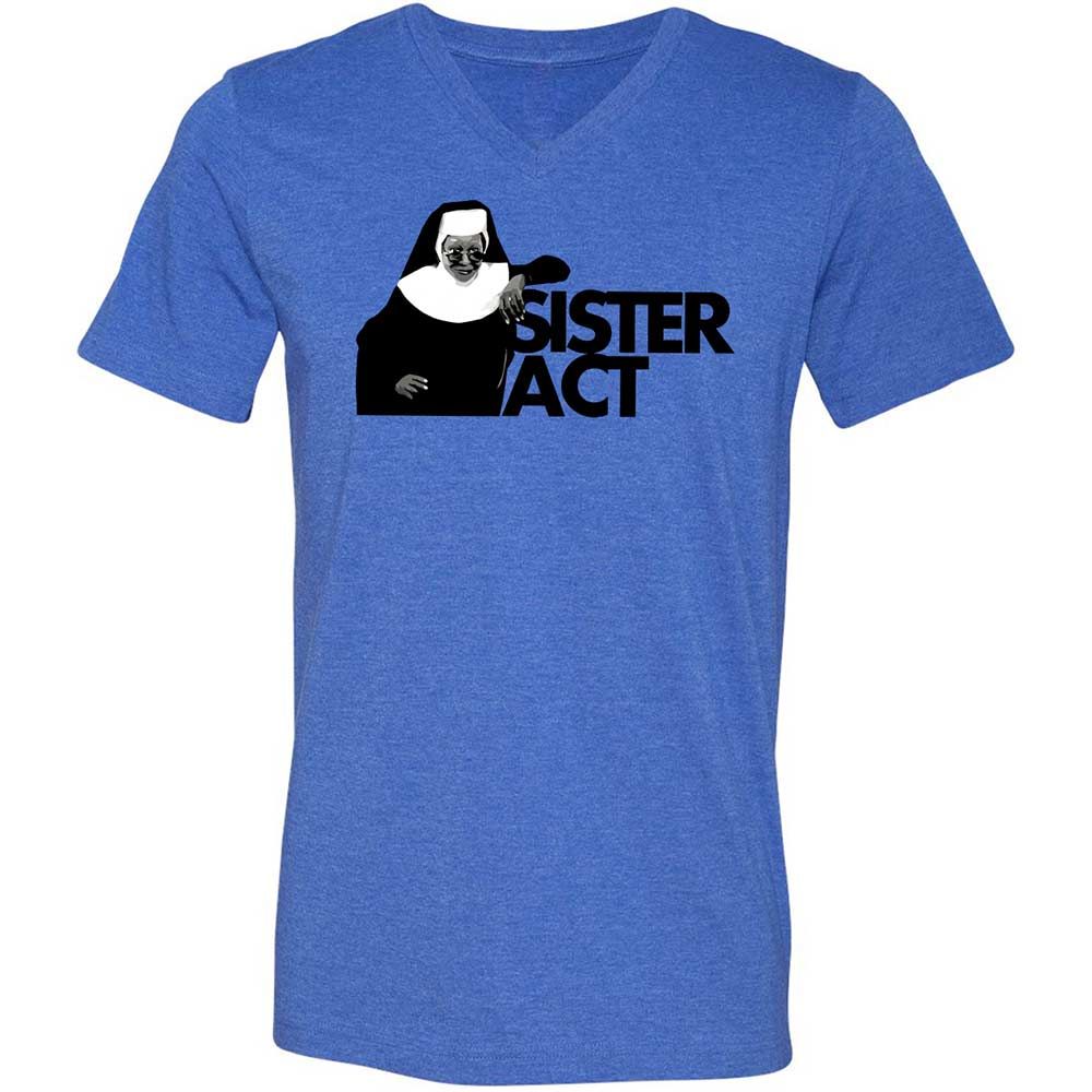 Unisex V-Neck T-Shirt - S88SBL5V - Heather True Royal - 4
