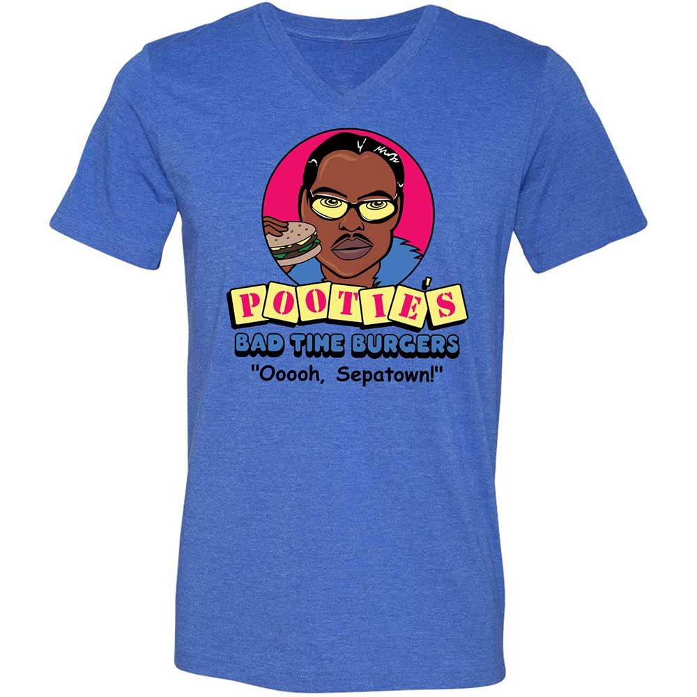 Pootie's Bad Time Burgers - Heather True Royal - 4