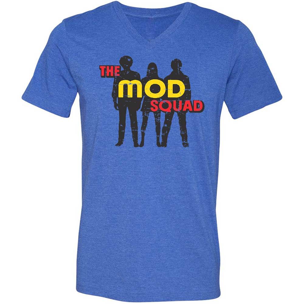 Unisex V-Neck T-Shirt - DDW5TQA7 - Heather True Royal - 4