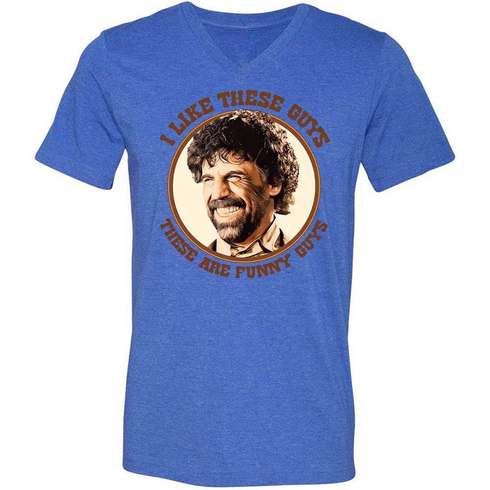 Unisex V-Neck T-Shirt - 9W21RDVR - Heather True Royal - 4