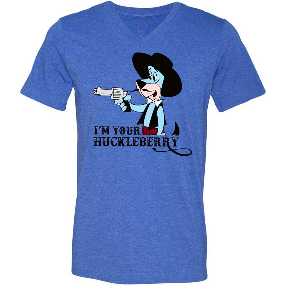 Unisex V-Neck T-Shirt - BH985VSW - Heather True Royal - 4
