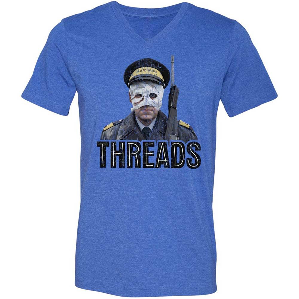 Unisex V-Neck T-Shirt - BMDM164U - Heather True Royal - 4