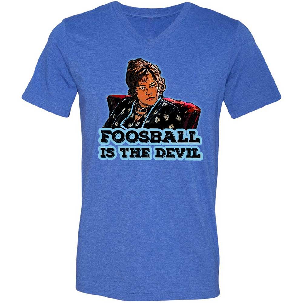 Unisex V-Neck T-Shirt - BL63YCGB - Heather True Royal - 4