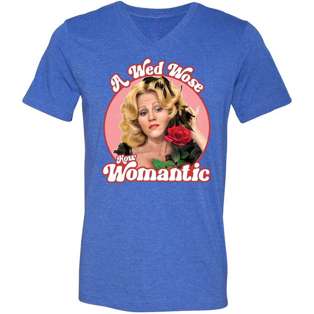 Unisex V-Neck T-Shirt - G4YD5EPZ - Heather True Royal - 4