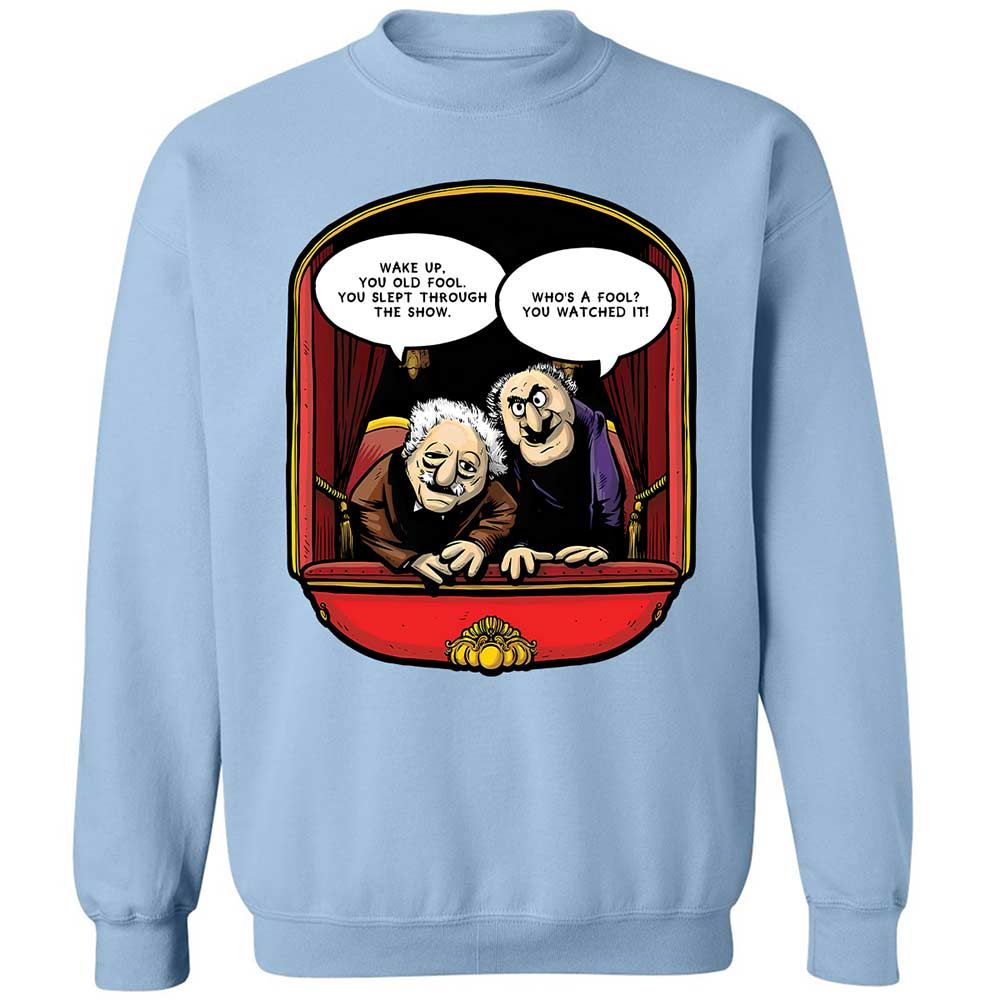 Statler and Waldorf (Wake Up) - Light Blue - 4