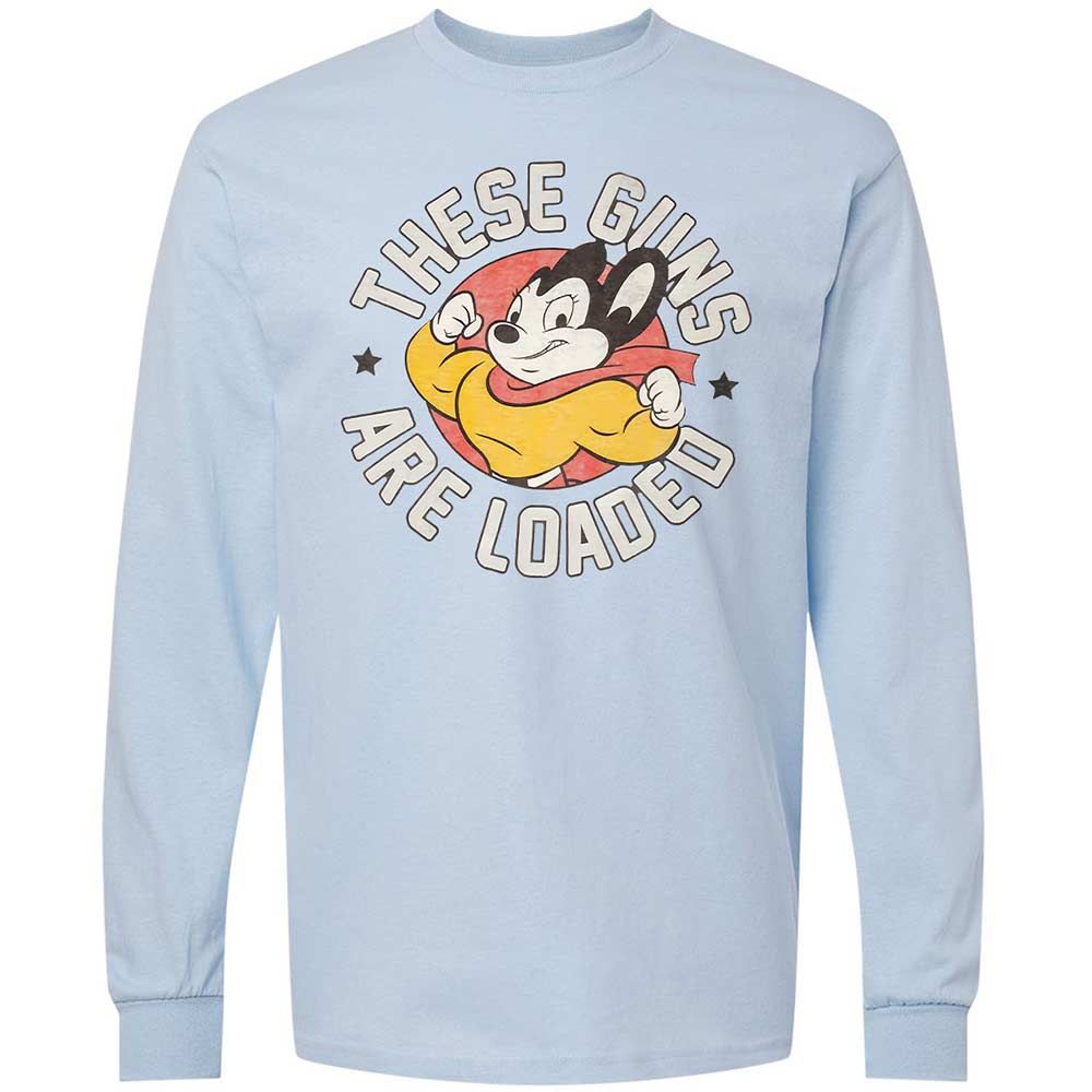Long Sleeve T-Shirt - TNYGK58H - Light Blue - 4