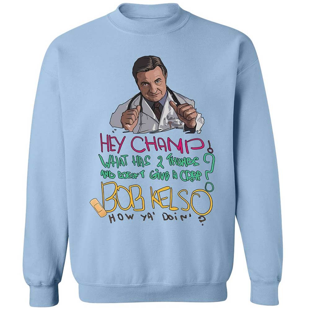Classic Unisex Sweatshirt - QDW5MKJJ - Light Blue - 4
