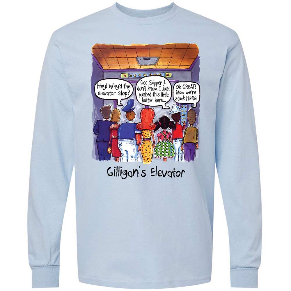 Long Sleeve T-Shirt - XKXZQP6R - Light Blue - 4