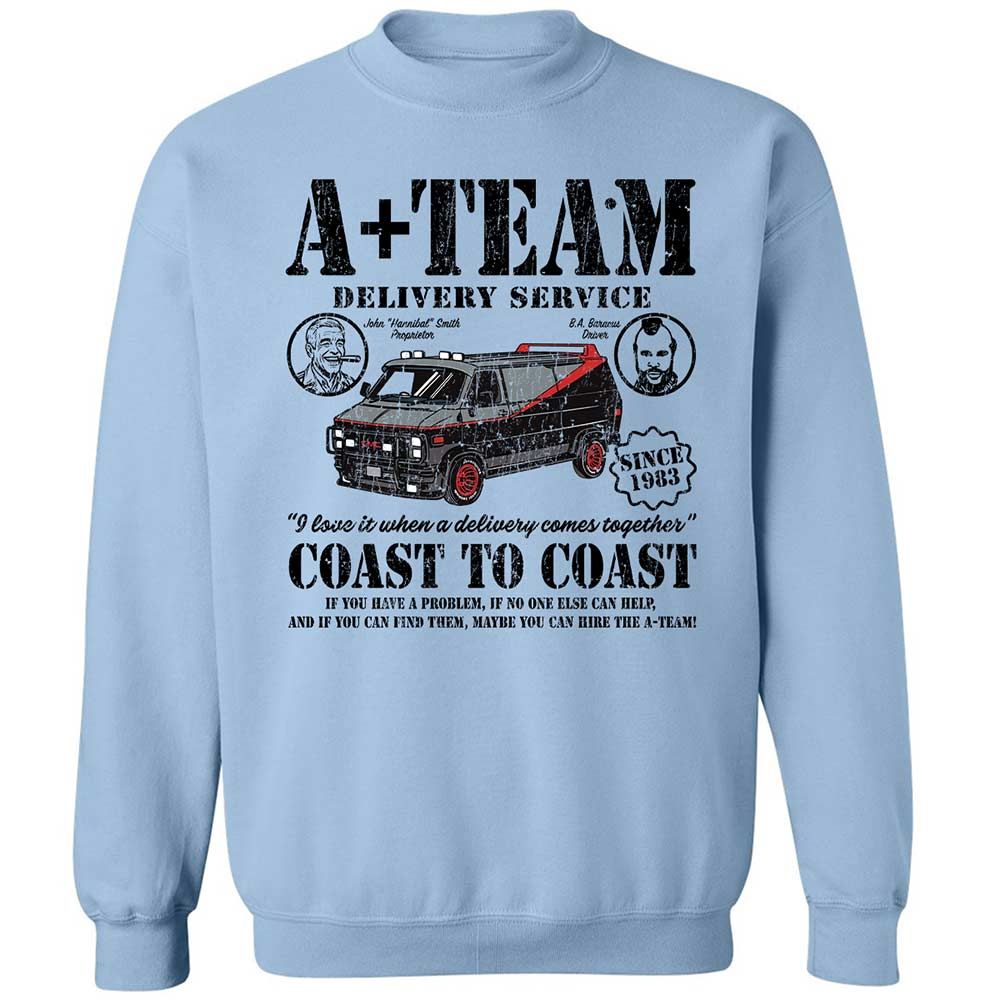 Classic Unisex Sweatshirt - 53XVBUH9 - Light Blue - 4