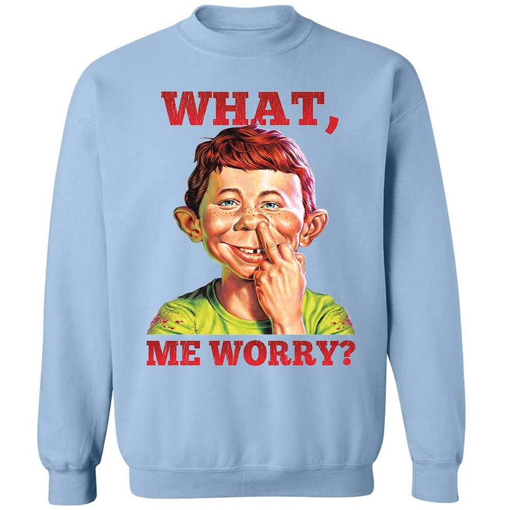 What, me worry - Light Blue - 4