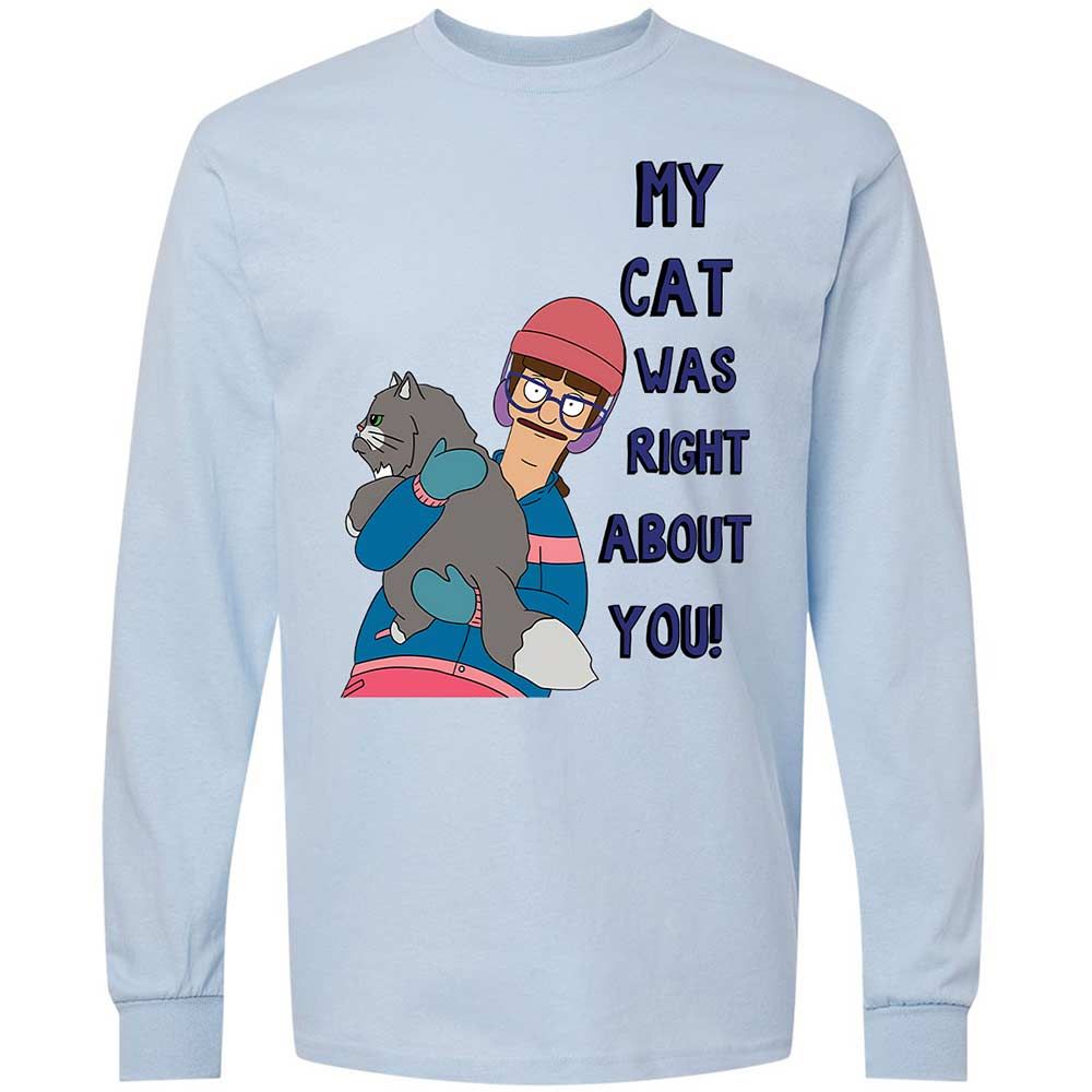 Long Sleeve T-Shirt - D33C5FZR - Light Blue - 4