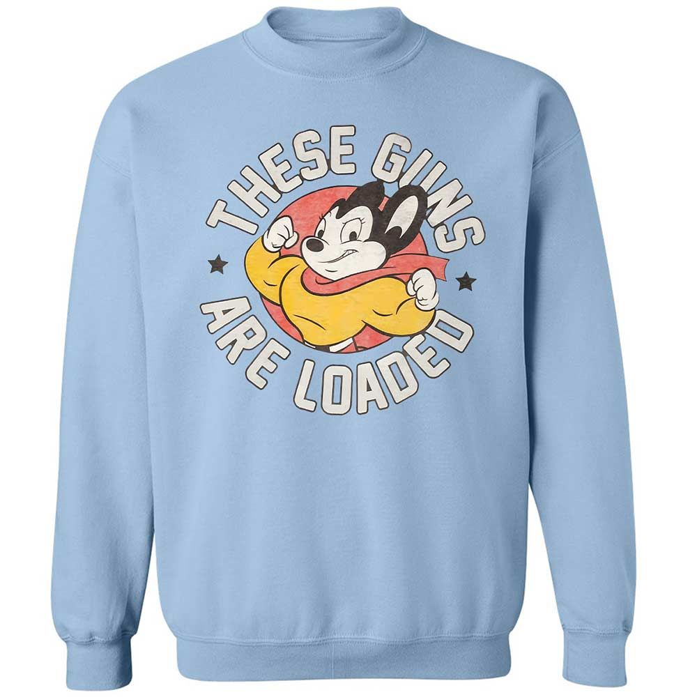Classic Unisex Sweatshirt - CLAU6BUJ - Light Blue - 4