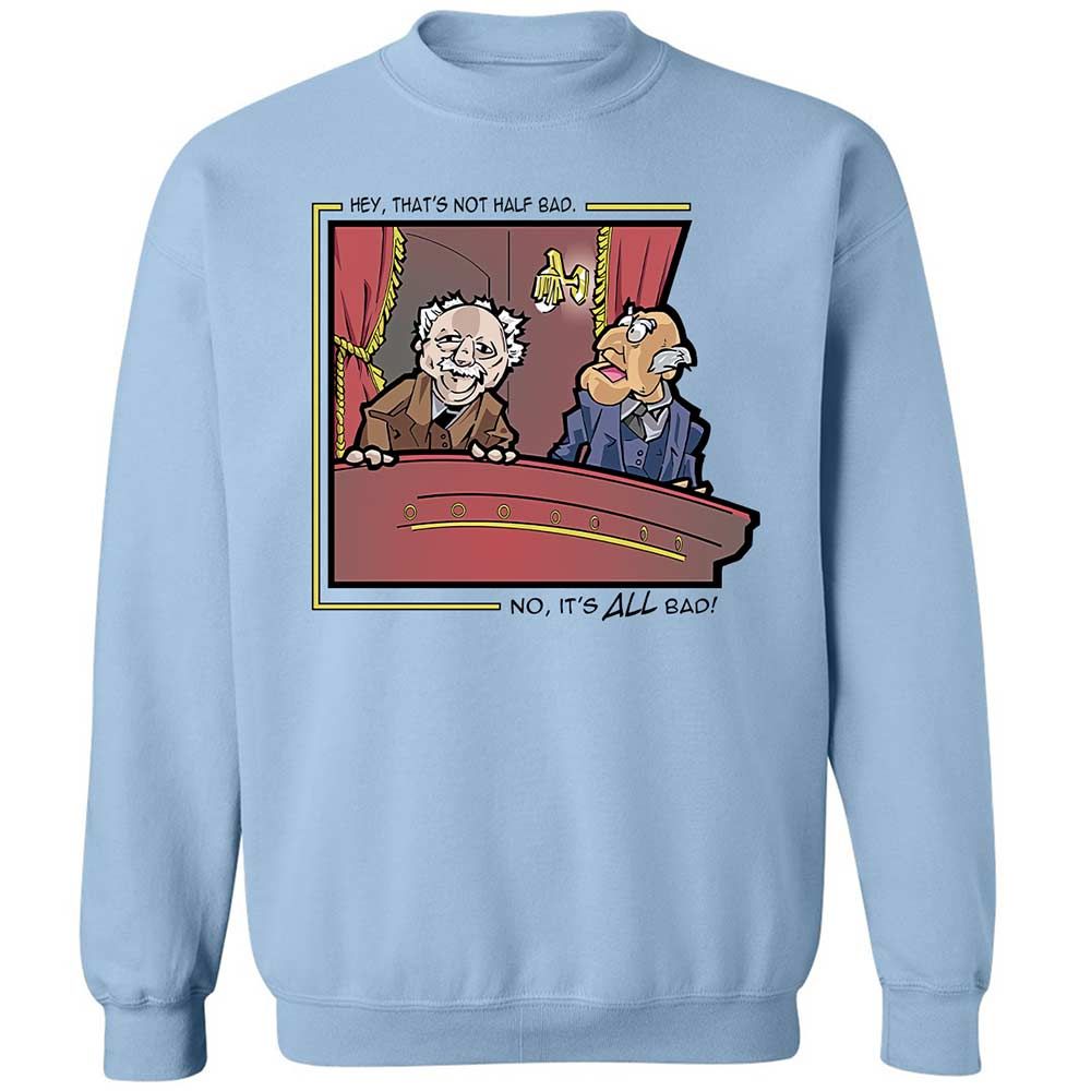 Classic Unisex Sweatshirt - C1VF99CZ - Light Blue - 4