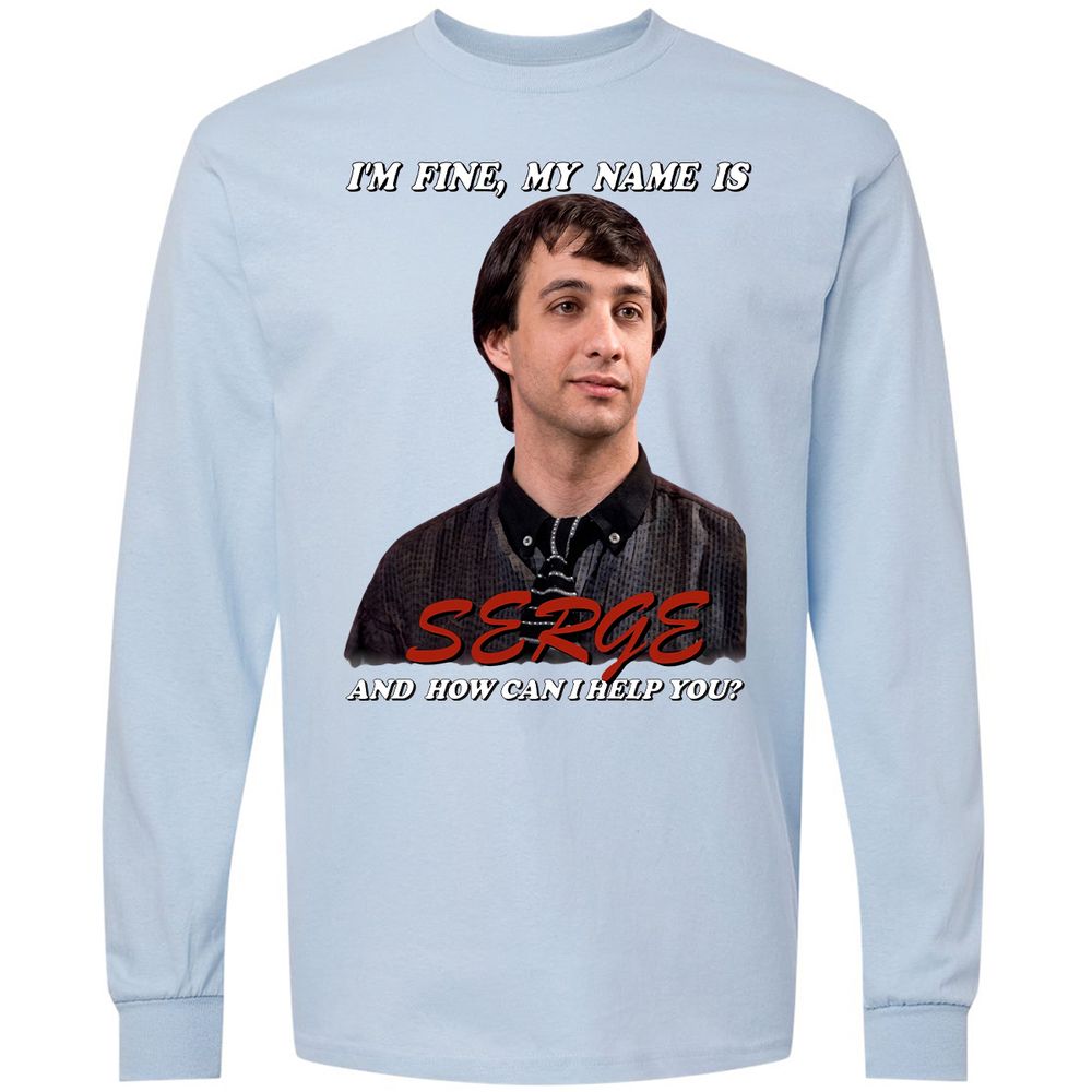 Long Sleeve T-Shirt - RL3NL6KP - Light Blue - 4